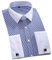 Chemise blanche à manches longues pour homme - Boutons de manchette - Coupe droite, FS15, XS