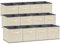 Lifewit 12 Stück Aufbewahrungswürfel, Aufbewahrungsbox aus Stoff, Ordnungsboxen aus Vliesstoff mit Griff für Würfelregal, Faltbox, Kleideraufbewahrung, Ordnungsboxen, 26,5 X 26,5 X 28 cm, Beige