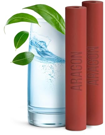 Aragon Filterkartusche für Geyser Euro Wasserhahnfilter, Packung mit 2 (6000L)