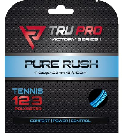 TRU PRO Pure Rush - Tennissaite (Poly): armfreundlich - für den Wettkampf-Tennisspieler