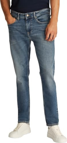 Tommy Jeans Herren Jeans Hose Austin Slim Tapered Fit, Blau (Denim Dark), 29W/32L