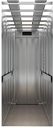 Tür Bekleben mit Türtapete Selbstklebend Türposter 3D Effekt Türaufkleber Fototapete Tür verschönern mit Türfolie Abziehen und Aufkleben Tür Sticker 100x210 cm Aufzug Lobby