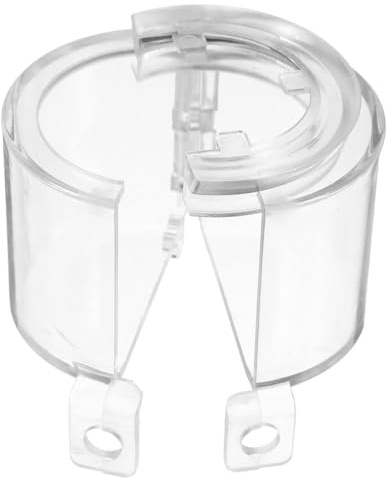 OSALADI Transparente Druckknopfschalterabdeckung Not-Aus Tastenabdeckung Mit Entriegelungsmechanismus Für Maschinenbetrieb Und Staubschutz 2.36X2.36X2.09In