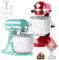 Akiosk Accesorio para máquina de helado para batidora de pie KitchenAid, cuenco de helado compatible con batidoras de soporte de 4.5/5QT y 6QT, accesorio para hacer helado y sorbete, 2 cuartos de