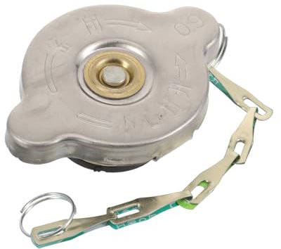 LALADEFIEE Autoteile Standard-kühlerdeckel Zubehör Fürs Auto -kühlerdeckel Zubehör Für Das Auto Zubehör Automobil Zubehör Für Autos Autozubehör Für Heizkörper Rostfreier Stahl Silver