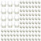 M20 Rohrschellen 20mm, 100er Pack, Rohrklemme aus PP-Kunststoff, für Stangenrohr, Isorohr, Leerrohr, Robust und Langlebig