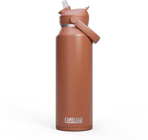 CamelBak Thrive Flip Straw Insulated Stainless Steel Water Bottle Sierra Red, 40oz