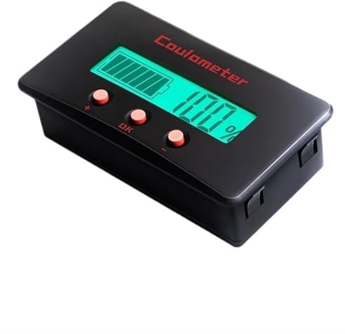 Indicador de batería de coche USB DC 8-120V 100A 3 metres 12V 24V 36V 48V 60V 72V medidor de capacidad de batería de litio probador voltímetro amperímetro(100A With 1m USB)