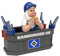 HSV Hamburger SV Gartenzwerg Zwerg ** Trockendock ** in 22,5 x 13,2 x 19,7 cm
