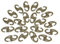 Steowsey 10 Stueck Praktische Outdoor Sports 8-Foermige Kleine Karabiner Snap Metall + Kunststoff Klettern Buckle Camping Wandern Clip Haken Keychain