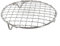 Grille de cuisson ronde en acier inoxydable pour barbecue, avec pieds, grille de cuisson, pour cuisson en plein air, cuisson à la vapeur, barbecue (35 cm)
