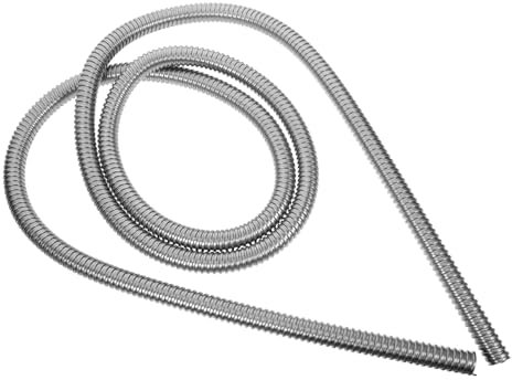 KOMBIUDA Edelstahl Kabelschutzschlauch 3m Flexibler Und Abriebfester Drahtschutz Für Maschinen Und Büro Innendurchmesser Für BAU Automobil Und Heimkino