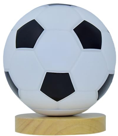 Générique Tischlampe Tischfußball – Dekorative LED für Schlafzimmer, Kinderzimmer oder Wohnzimmer | Kreatives Nachtlicht im sportlichen Design, für Sportfans und Fans