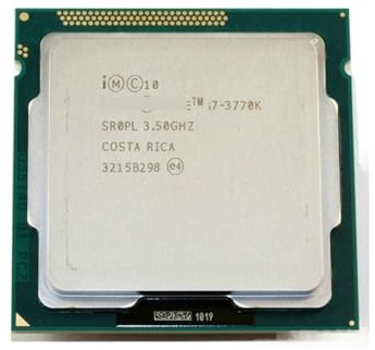 Processore I7 3770K 3,5 GHz 4 CPU 77 W LGA 1155