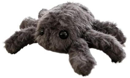 Manolyee Jouet Télécommandé pour Chat | Araignée Peluche Réaliste Électrique,3 Modes Jouet Chat Interactif Malin avec Son Et Lumière - pour Chatons, Moyens Et Grands: Anti-Ennui, Jeu, Mâchouillement,