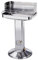 Greemotion 481503 Edelstahl-Säulengrill Morpheus 58 x 37 x 90 cm