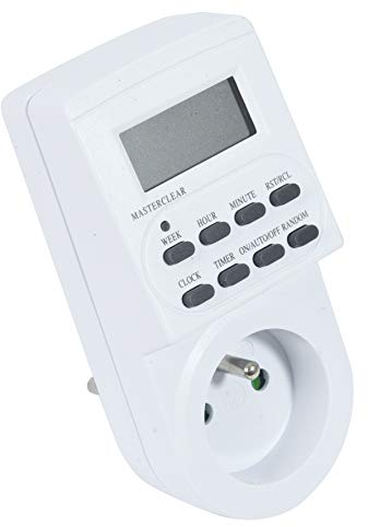 Programmateur Digital hebdomadaire Blanc