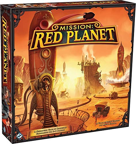 Fantasy Flight Games Mission: Red Planet Board Game Ages 14+ 2-6 Players 45-90 Minutes Playing Time