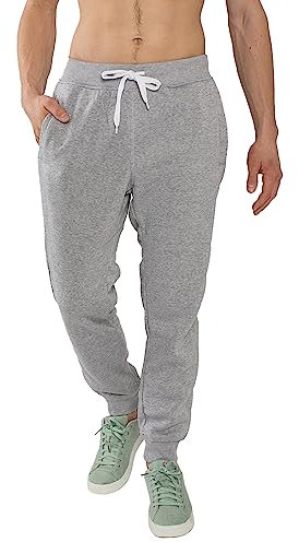Southpole 1570 Basic Active Fleece Jogger Pantaloni della Tuta, Grigio mélange Ne, M Uomo