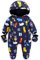 Bambino Tute da neve con Guanti e Scarpe Inverno Pagliaccetto con Cappuccio Caldo Set di Abbigliamento 12-18 Mesi