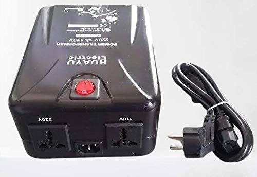 Transformateur 220 V à 110 V Tension jusqu'à 2000 W pour utiliser des équipements américains en Espagne et pour utiliser des équipements de 220 V à l'étranger