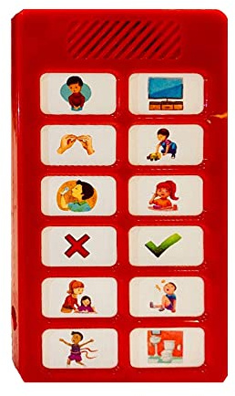 Tiny Talker Too – Appareil de Communication AAC pour Fournitures spéciales | Appareil de Communication pour Enfants, Adultes et Plus Encore | Design à 12 Boutons | Enregistrez Votre Propre Voix et