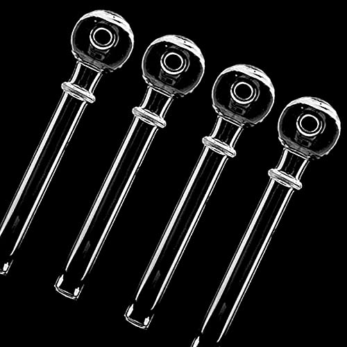 12.7CM Glaspfeife Crackpfeife ölpfeife Oil Pipe Glas Pipe Glass Pipe (4 Stk)