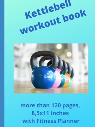 Kettlebell book with fitness planner