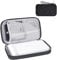 NEUSID Small Travel Cable Organiser Bag, Cable Pouch, Electronics Accessories Organizer Carry Bag, Cord and Gadget Storage Bags for Cables, Power Bank, USB Drive, Charger, Earphone, Hard Disk, Black