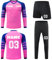 LJYTMZ Torwarttrikot Personalisieren für Kinder, Benutzerdefiniert Torwart Trikots für Herren mit Nummer Name Team Logo Torwarttrikot Fußballtrikot Geschenk