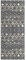 ZUZEKU Vintage Läufer Flur Küche Waschbar rutschfest 90X300cm Marokko Style Grau Lang Küchenteppich Flurteppich Teppich Fur Korridor Wohnzimmer Schlafzimmer Meterware Anpassbar