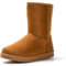 JOMIX Stivali Donna Invernali Scarpe da Neve Stivaletti Ragazze Leggere Calde Morbide Imbottite Pelosi ND6849 (Marrone Camel, 37)