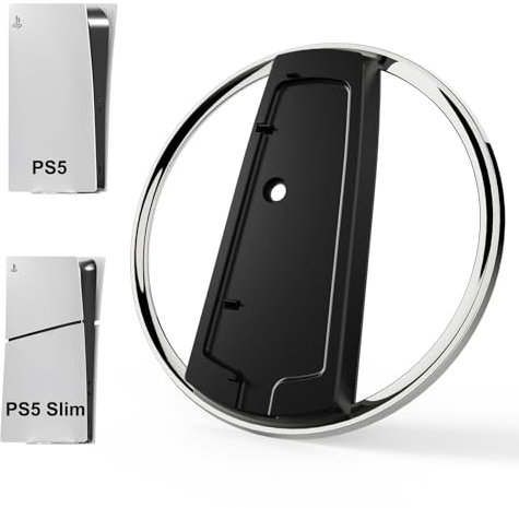 Juseisin für PS5 Standfuß, Vertikaler Ständer für Playstation 5, PS5Slim, PS5-Pro, Reguläre Modelle, Digital Editions Disc versions
