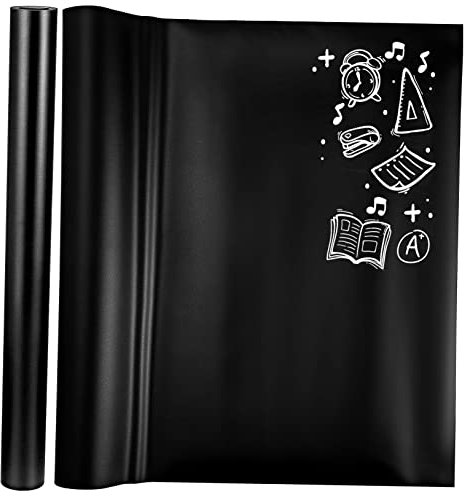 NUOBESTY 2 Piezas Película De Pizarra Pegatinas Adhesivas Etiqueta De La Pared De Tiza Etiqueta Adhesiva De Pizarra Pared De Pizarra Tiza Pegatinas Etiqueta De Pizarra De Polivinilo