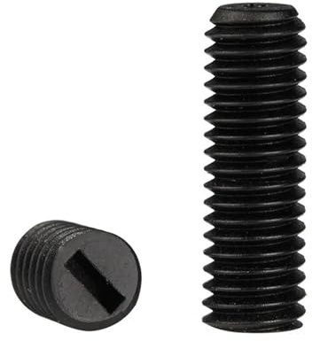 Black Nylon Slotted Grub Screw M3 M4 M5 M6 M8(M5x6(50pcs))