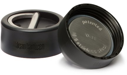 Klean Kanteen Flaschendeckel Stainless Flip D-Ring Cap, Schwarz, 100599