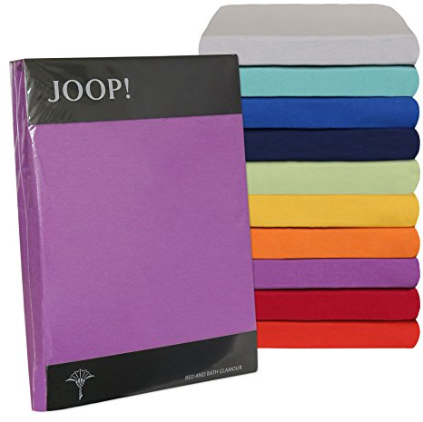 Joop! Spannbetttuch schwarz, 140x200-160x200 cm