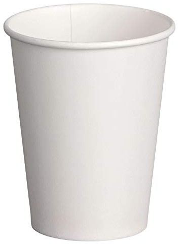 1000 Stk. Heiß- und Kaltgetränkebecher weiß, Pappe beschichtet, 8oz., 200 ml