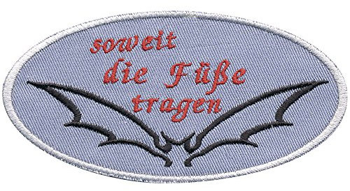 Aufnäher - Fledermaus - 00361 - Gr. ca. 8 x 4 cm - Patches Stick Applikation