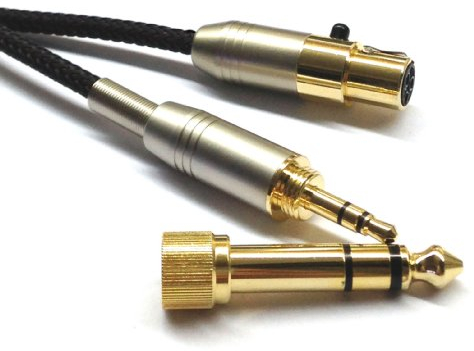 NewFantasia Cavo audio di ricambio compatibile con cuffie AKG K240, K240S, K240MK II, Q701, K702, K141, K171, K181, K271s, K271 MKII, M220, Pioneer HDJ-2000, 3 metri
