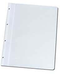 10 Ablage-Schnellhefter/Archiv-Hefter mit Lochung zum Abheften/Farbe: weiß