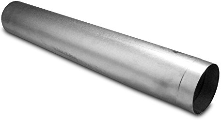 TROTEC Abgasrohr, Kamin, Schornstein, Ofenrohr starr Ø 120 mm, feueraluminiert