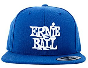 Ernie Ball Blue with White Stacked Logo Hat