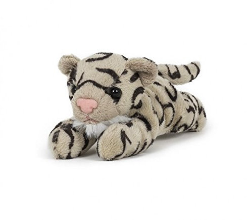 Unbekannt Stofftier Schneeleopard 13 cm, Pettie, Kuscheltier, Plüschtier, Raubkatze, Leoparden