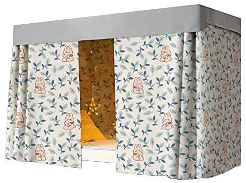 Fancy Pumpkin Ländliche Art-Blumen-Etagenbett-Vorhänge staubdichte Schlafzimmer-Vorhänge, die Tuch für Etagenbett, B