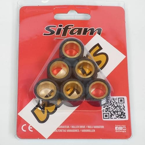 Galet rouleau de variateur Sifam compatible avec Scooter Yamaha 125 Ypr X-Max 2006 à 2016 20x12 9Grs