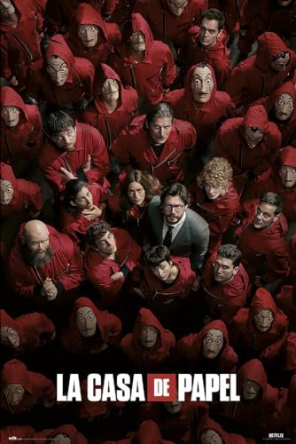 Close Up La Casa De Papel Poster Haus des Geldes (61cm x 91,5cm)