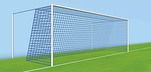 Cordamania 7 Rete per porte da calcio, Adulti Unisex, Bianco, 6,10x2,10x1,00x1,50