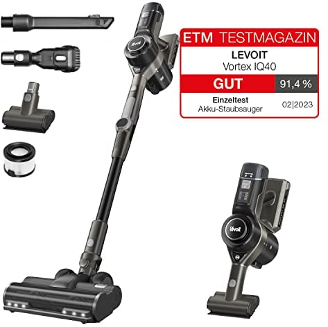 LEVOIT LSV-VF401-AEU Aspiradoras Escoba, Negro