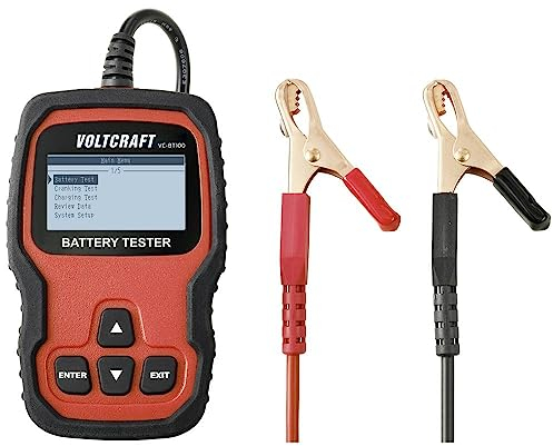 VOLTCRAFT VC-BT100 Kfz-Batterietester 12 V, 24 V 79 mm x 28 mm x 128 mm